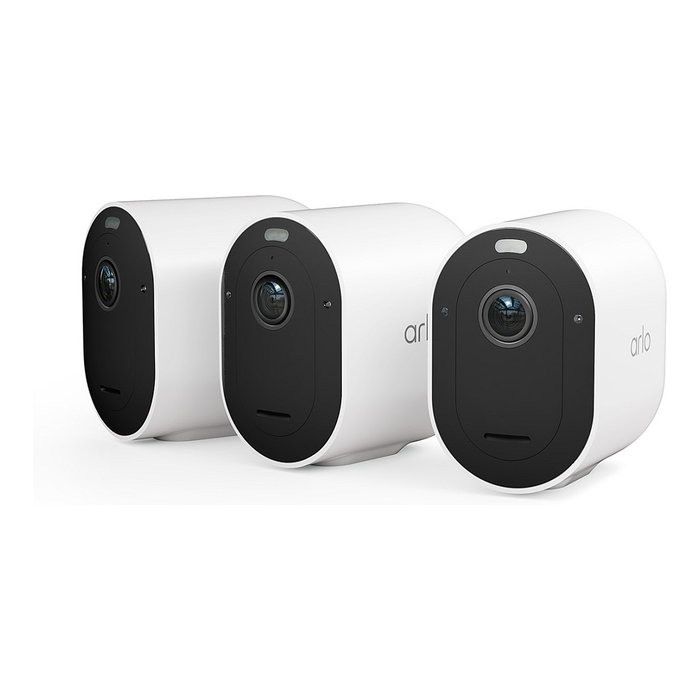 Arlo Pro 5 Kit de 3 Cámaras de Seguridad 2K+ Exterior e Interior