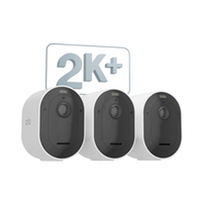 Arlo Pro 5 Kit de 3 Cámaras de Seguridad 2K+ Exterior e Interior