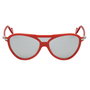 Moncler ML0054-67C Gafas de sol con cristal gris y detalle rojo