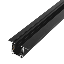 Carril Trifásico Empotrable para Focos LED Negro 1M