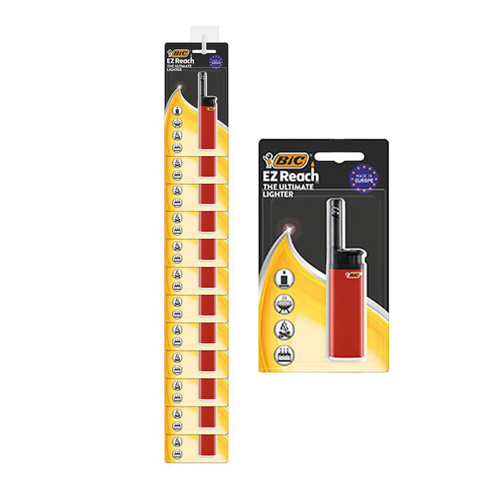 Bic Encendedor Multiusos Ez Reach Tira Blíster 12 Unidades Bic Encendedor Multiusos Ez Reach Tira Blíster 12 Unidades
