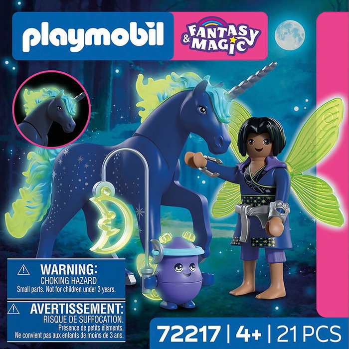 PLAYMOBIL Unicornio Luz de Luna con Hada y Joyling 72217 PLAYMOBIL Unicornio Luz de Luna con Hada y Joyling 72217