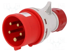 PAWBOL Enchufe Macho Trifásico 16A 5 Pines 400V AC