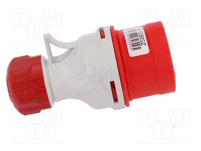 PAWBOL Enchufe Macho Trifásico 16A 5 Pines 400V AC PAWBOL Enchufe Macho Trifásico 16A 5 Pines 400V AC
