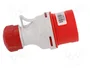PAWBOL Enchufe Macho Trifásico 16A 5 Pines 400V AC