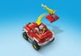 PLAYMOBIL Camión de bomberos con bidón en llamas 71824