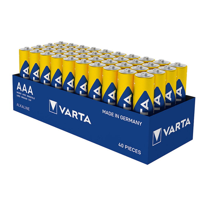VARTA Longlife Power AAA Tray 40 de 40 piezas