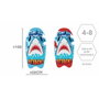 Poessa Tablas de Surf con Asas Hinchable Tiburón 100 cm