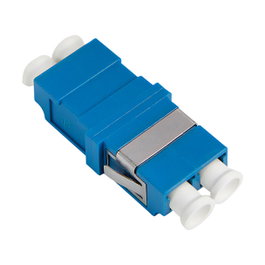 LogiLink Adaptador de Fibra LC Dúplex, 12 Piezas, Azul sin Pestaña