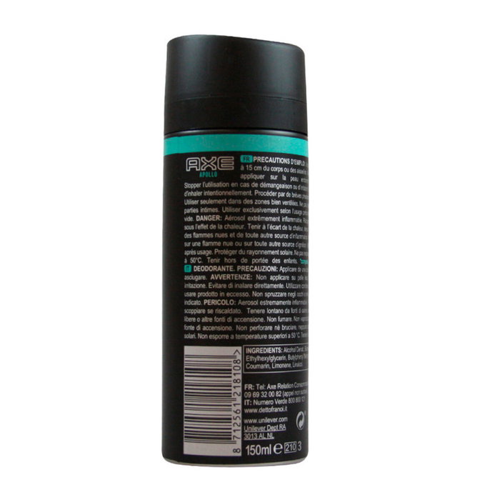 Axe Desodorante Bodyspray Apollo 150 ml