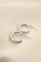 Heliophilia Silver Pendientes de Metal CKP9011 Antialergénico Resistente al Deslustre Elegantes para Mujer