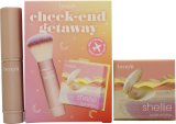 Benefit Shellie Blush Cheek-End Getaway Set con Brocha Multitarea Benefit Shellie Blush Cheek-End Getaway Set con Brocha Multitarea
