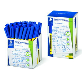 Rotulador Fibra Staedtler 307 Noris Writing Pen Azul Caja De 50