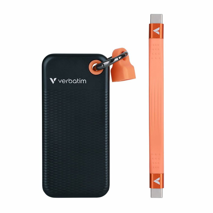 Verbatim Pocket SSD 2TB USB 3.2 Gen 2 Negro/Naranja