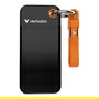 Verbatim Pocket SSD 2TB USB 3.2 Gen 2 Tipo C Portátil Externo - 1000 MB/s, Negro/Naranja