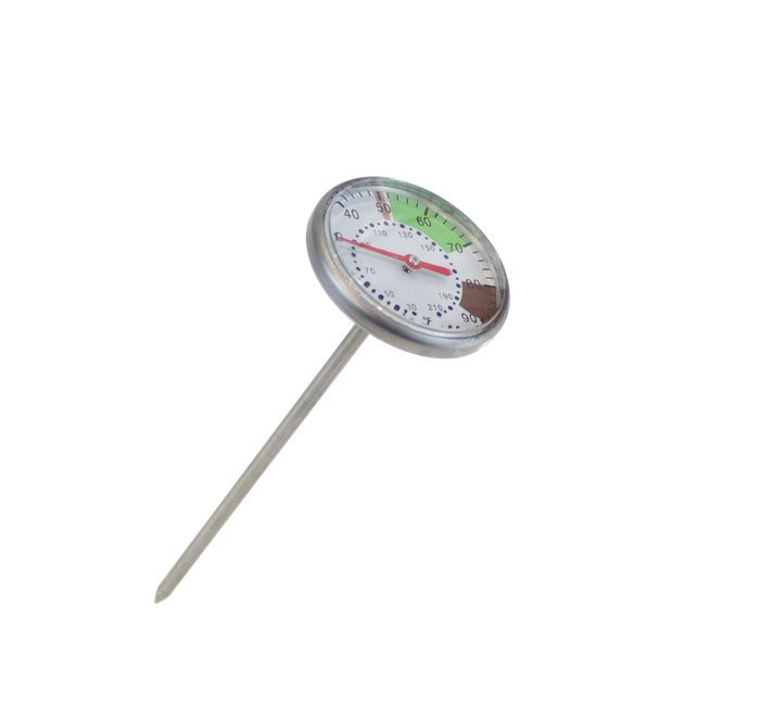 Quttin Termómetro Analógico para Cocina, 21.5 cm de largo x 9.5 cm de ancho x 4 cm de alto (24 Unidades)
