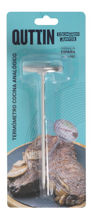 Quttin Termómetro Analógico para Cocina, 21.5 cm de largo x 9.5 cm de ancho x 4 cm de alto (24 Unidades)