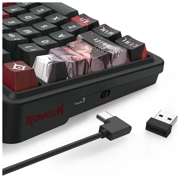Redragon ARTEMIS PRO K719AK-RGB-PRO Teclado Gaming Mecánico Inalámbrico RGB Layout Polaco