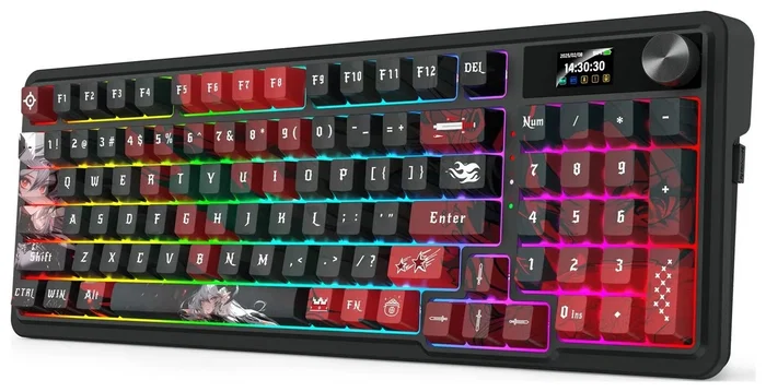 Redragon ARTEMIS PRO K719AK-RGB-PRO Teclado Gaming Mecánico Inalámbrico RGB Layout Polaco