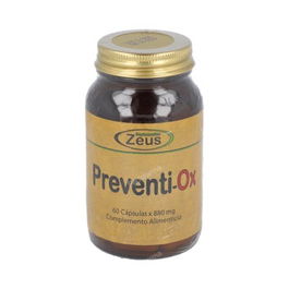ZEUS Preventi-Ox 60 Cap. Complemento Alimenticio con NAC, SOD, CoQ10 y Cúrcuma - Potente Antioxidante