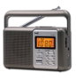 SAMI Radio digital 2 bandas (AM/FM) con función sleep, alimentación por pilas y corriente AC/DC