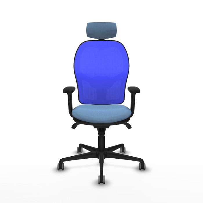 PIQUERAS Y CRESPO Silla de oficina Jorquera Azul cielo y Azul