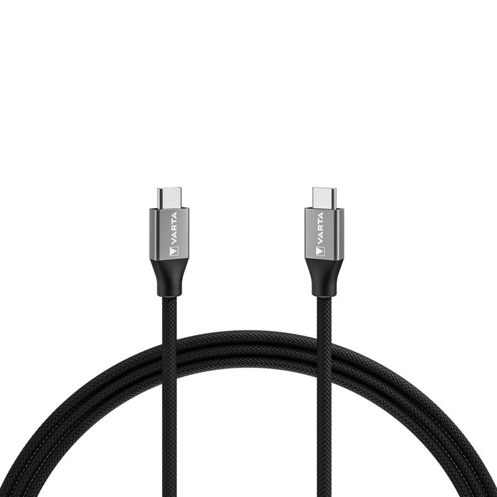 Varta Cable USB tipo C a USB tipo C 1 m negro
