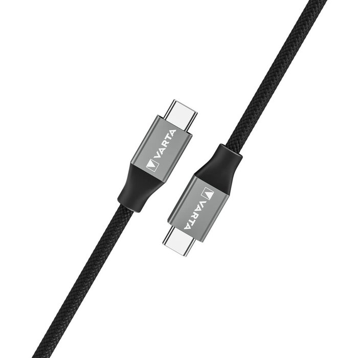 Varta Cable USB tipo C a USB tipo C 1 m negro