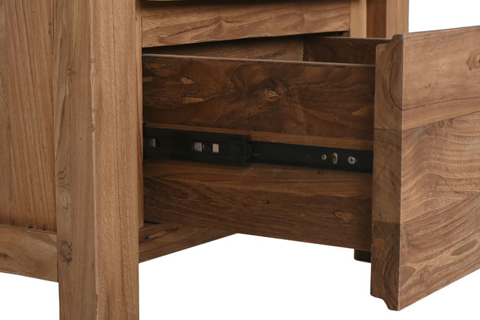 DKD Home Decor Mueble Balines Natural 40 x 190 x 60 cm Teca