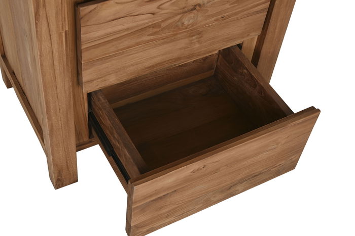 DKD Home Decor Mueble Balines Natural 40 x 190 x 60 cm Teca