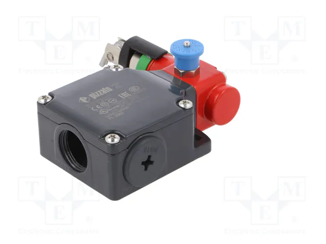 PIZZATO ELETTRICA Interruptor de seguridad de cuerda FL, unilateral, gris