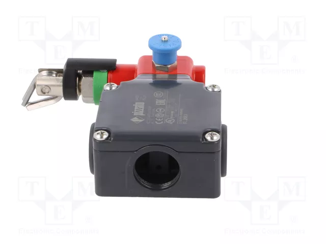 PIZZATO ELETTRICA Interruptor de seguridad de cuerda FL, unilateral, gris