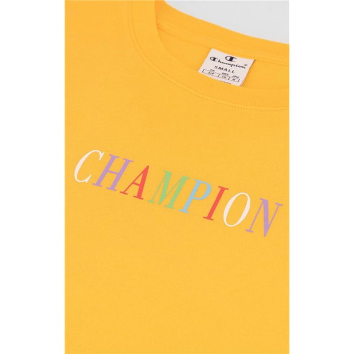 Camiseta de Manga Corta Mujer Champion Amarillo L