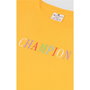Camiseta de Manga Corta Mujer Champion Amarillo L