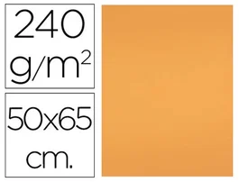Liderpapel Cartulina Nectarina 50x65 cm 240g/m2, 25 hojas