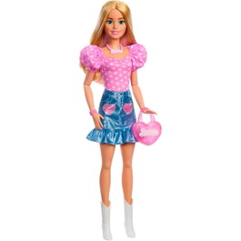 BARBIE Muñeca Articulada de 71 cm con Accesorios de Vaquera