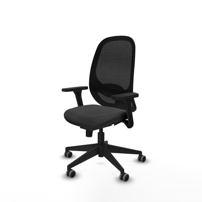 PIQUERAS Y CRESPO Silla de oficina Cilanco con mecanismo Sincro, Gris oscuro y Negro PIQUERAS Y CRESPO Silla de oficina Cilanco con mecanismo Sincro, Gris oscuro y Negro