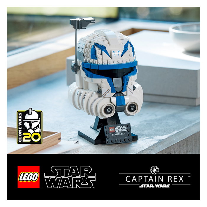 LEGO Star Wars Casco del Capitán Rex 75349