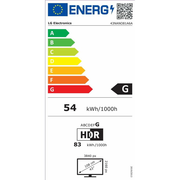 LG 43NANO81A6A NanoCell 4K Smart TV 43 pulgadas LG 43NANO81A6A NanoCell 4K Smart TV 43 pulgadas