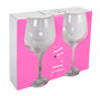 LAV Set de 2 Copas Combinato - Copa de Combinado de 730 cc - Conjunto de Cristalería - 9x10x21.5 cm (12 Cajas)