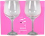 LAV Set de 2 Copas Combinato - Copa de Combinado de 730 cc - Conjunto de Cristalería - 9x10x21.5 cm (12 Cajas)