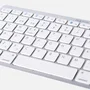 Approx appKBBT02x Teclado Inalámbrico Bluetooth 3.0 Tenkeyless Compacto QWERTY Español con 14 Teclas Multimedia y Alcance 10m - Color Plata