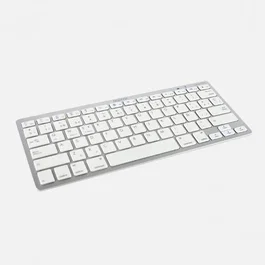 Approx appKBBT02x Teclado Inalámbrico Bluetooth 3.0 Tenkeyless Compacto QWERTY Español con 14 Teclas Multimedia y Alcance 10m - Color Plata