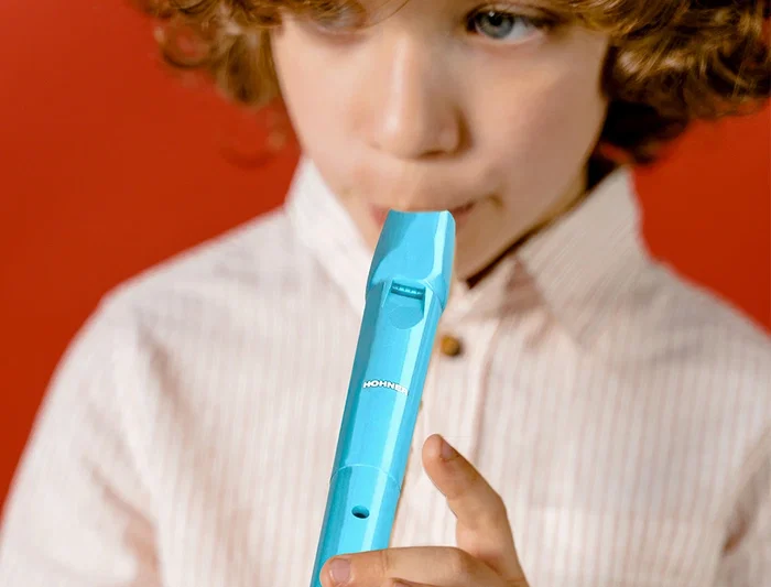Hohner Flauta Plastico Azul Claro