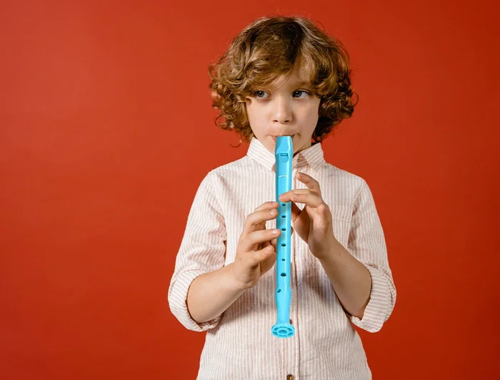 Hohner Flauta Plastico Azul Claro