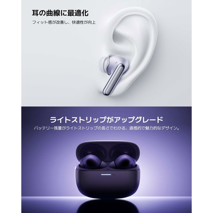 Xiaomi Redmi Buds 6 Pro Lavender Purple, Auriculares In-ear con ANC 55dB y LDAC High-Res