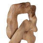 DKD Home Decor Escultura Suar Hierro Tallado Natural 26x30x90 cm