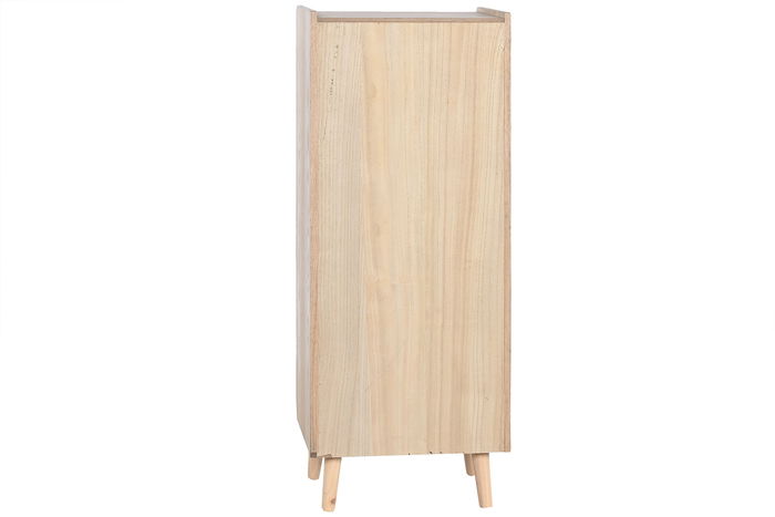 DKD Home Decor Chifonier Balines Paulownia Ratan Natural 30 x 104 x 40 cm