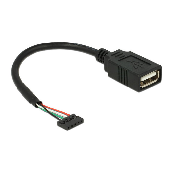 DeLOCK 84831 Cable USB 2.0 Hembra a USB A Hembra 0,15 m DeLOCK 84831 Cable USB 2.0 Hembra a USB A Hembra 0,15 m