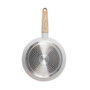 San Ignacio Set 3 sartenes aluminio forjado revestimiento mármol antiadherente, Ø18/22/26 cm, aptas inducción, gas, eléctrico, vitrocerámica y halógeno